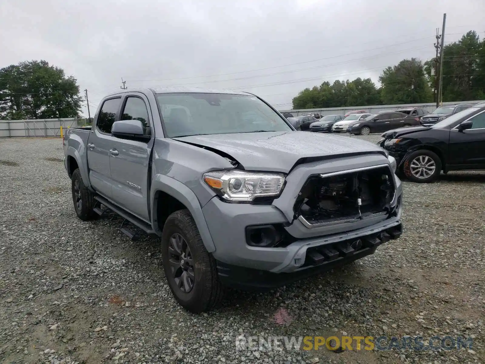 1 Photograph of a damaged car 3TMAZ5CN7LM125609 TOYOTA TACOMA 2020