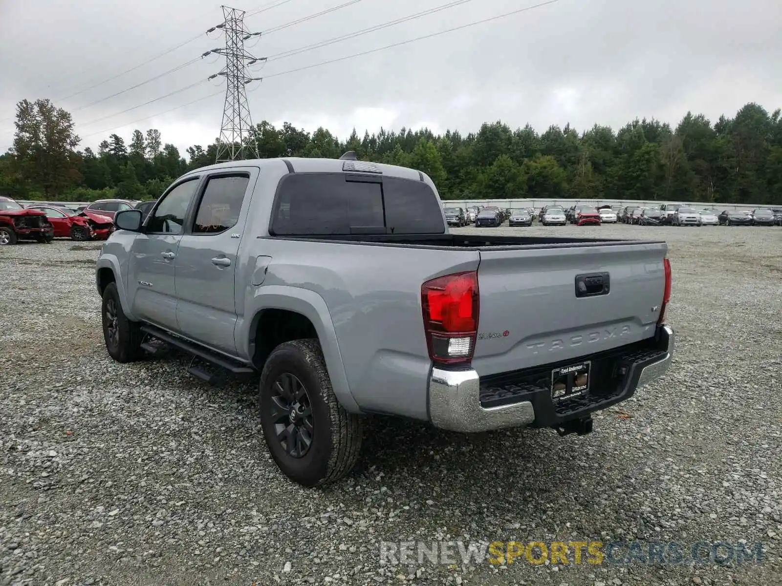 3 Photograph of a damaged car 3TMAZ5CN7LM125609 TOYOTA TACOMA 2020