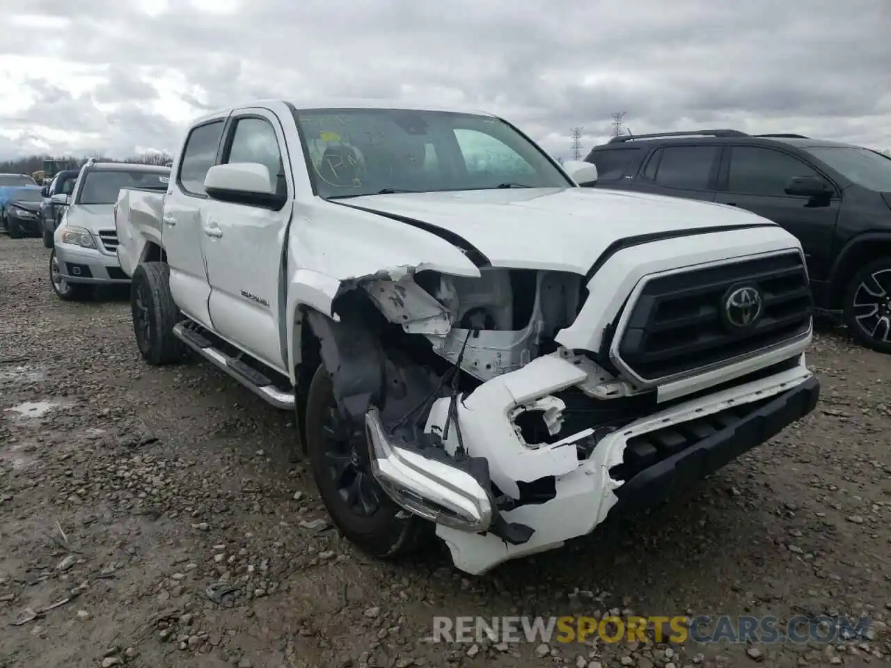 1 Photograph of a damaged car 3TMAZ5CN7LM126128 TOYOTA TACOMA 2020