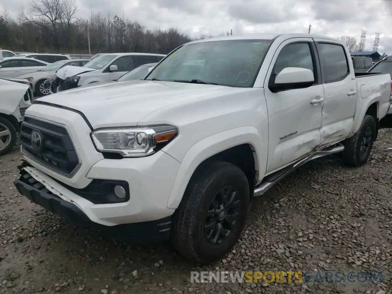 2 Photograph of a damaged car 3TMAZ5CN7LM126128 TOYOTA TACOMA 2020