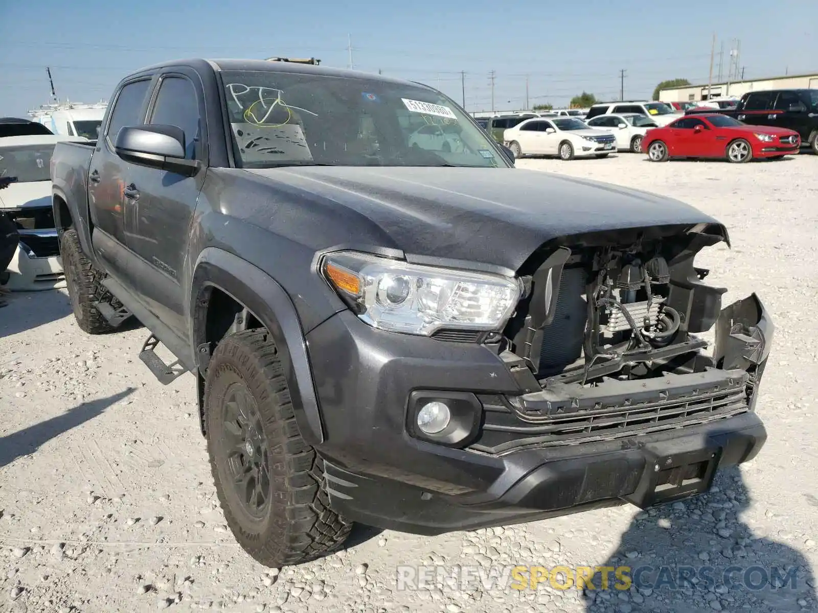 1 Photograph of a damaged car 3TMAZ5CN7LM127036 TOYOTA TACOMA 2020