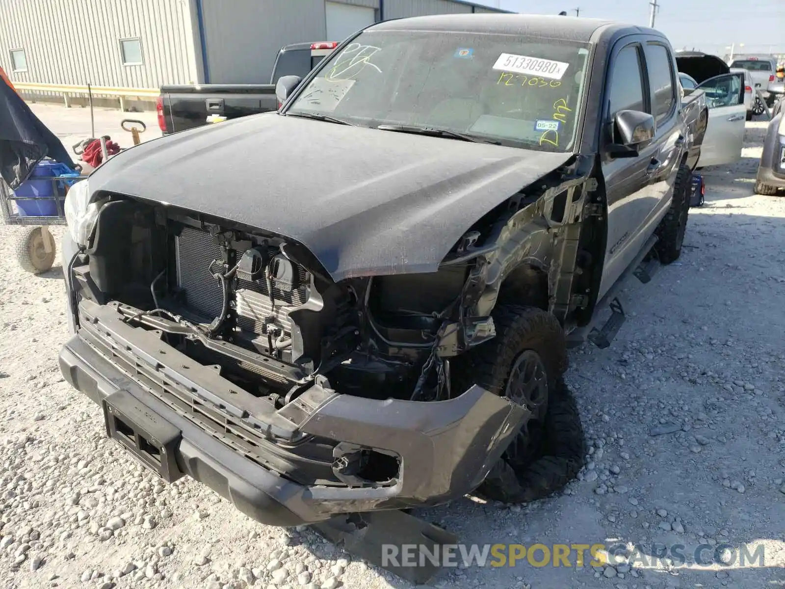 2 Photograph of a damaged car 3TMAZ5CN7LM127036 TOYOTA TACOMA 2020