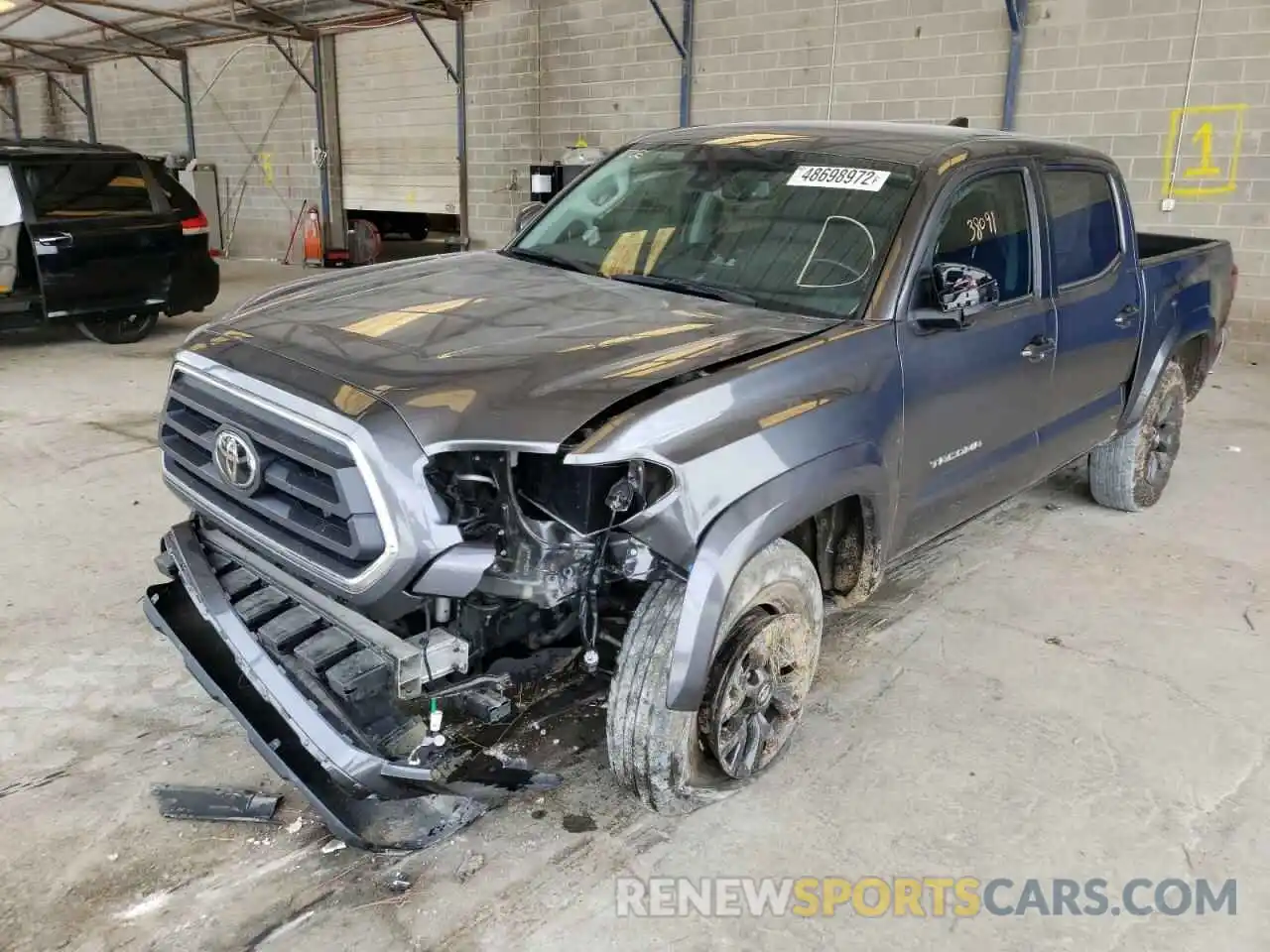 2 Photograph of a damaged car 3TMAZ5CN7LM128882 TOYOTA TACOMA 2020