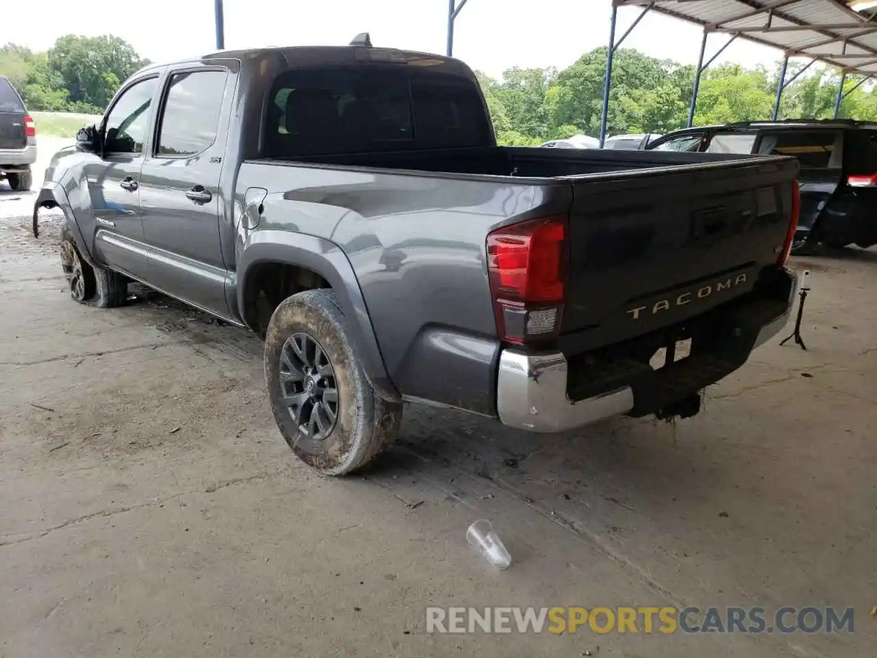 3 Photograph of a damaged car 3TMAZ5CN7LM128882 TOYOTA TACOMA 2020