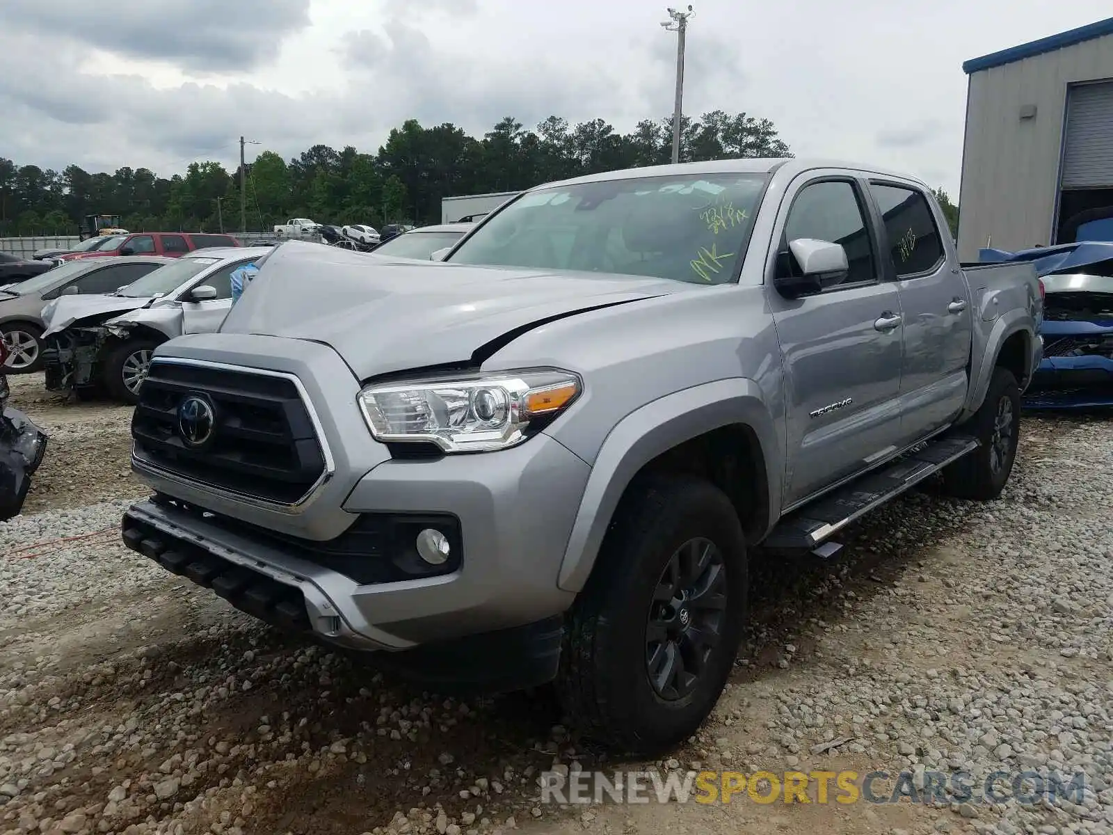 2 Photograph of a damaged car 3TMAZ5CN7LM132835 TOYOTA TACOMA 2020