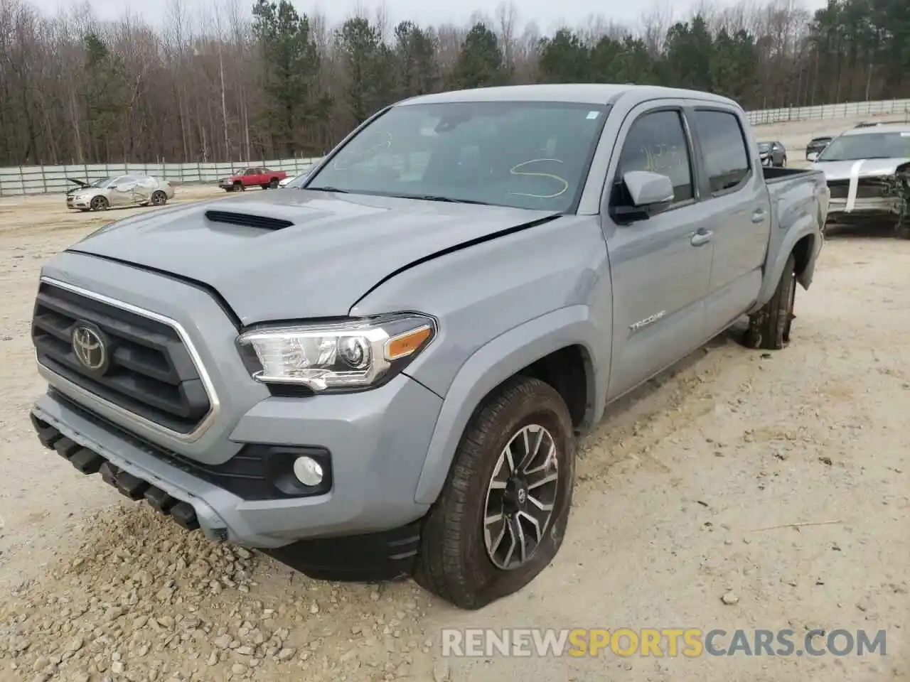 2 Photograph of a damaged car 3TMAZ5CN7LM133774 TOYOTA TACOMA 2020