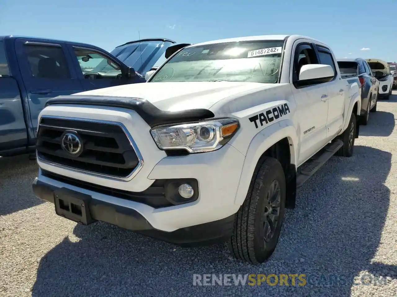 2 Photograph of a damaged car 3TMAZ5CN7LM134763 TOYOTA TACOMA 2020