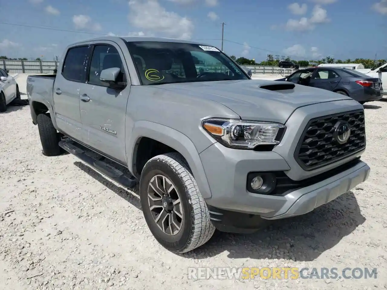 1 Photograph of a damaged car 3TMAZ5CN7LM136691 TOYOTA TACOMA 2020