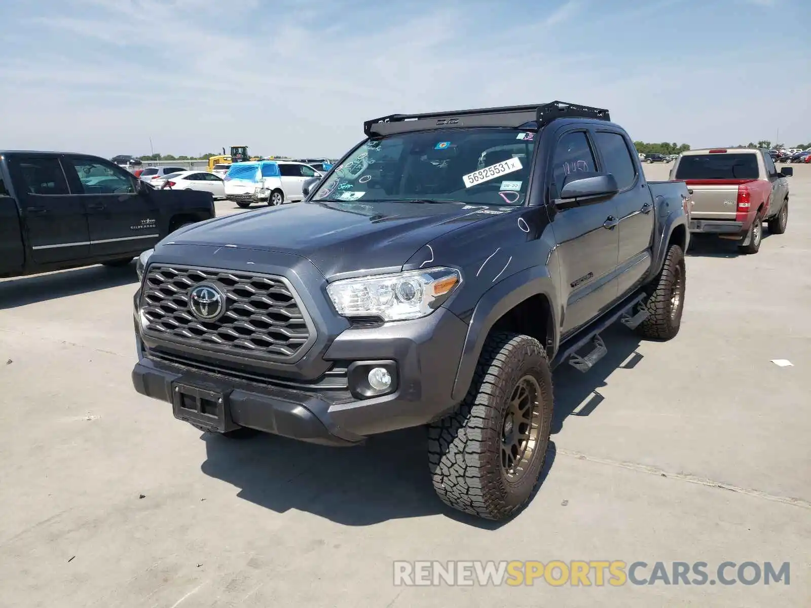 2 Photograph of a damaged car 3TMAZ5CN7LM137775 TOYOTA TACOMA 2020