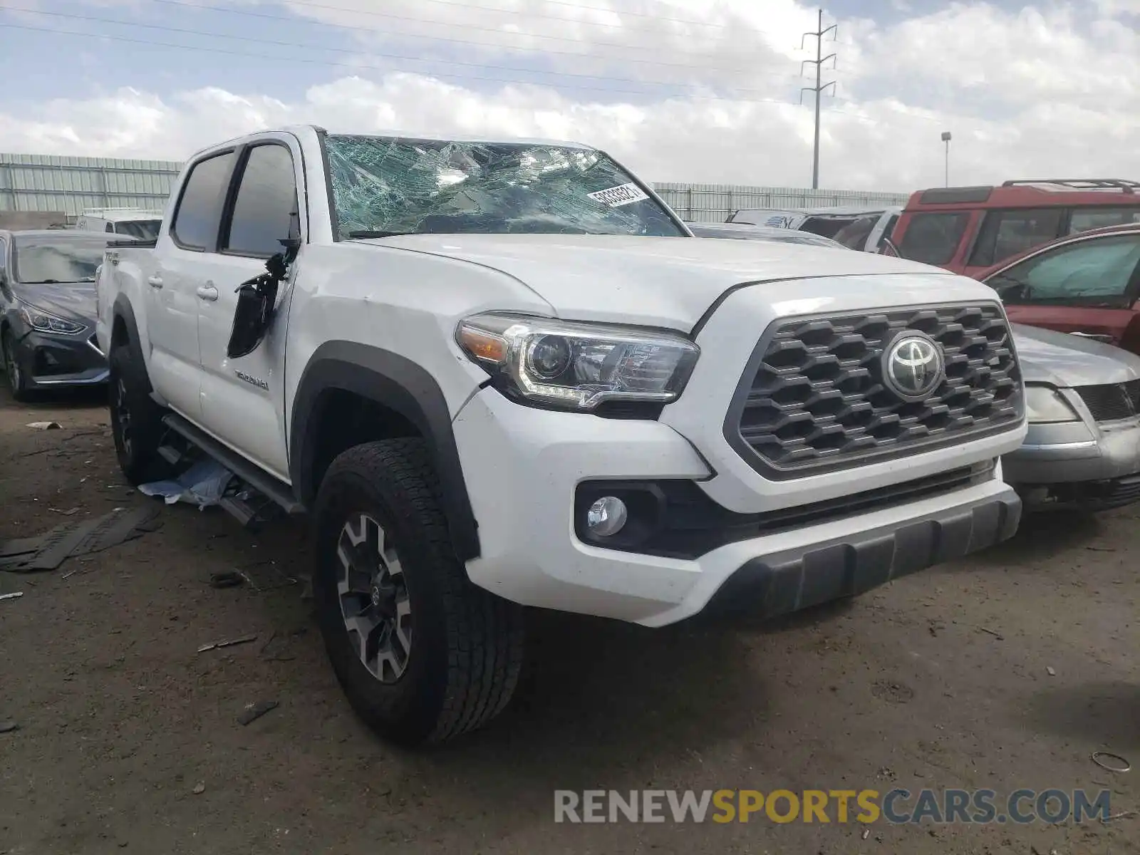 1 Photograph of a damaged car 3TMAZ5CN7LM138179 TOYOTA TACOMA 2020