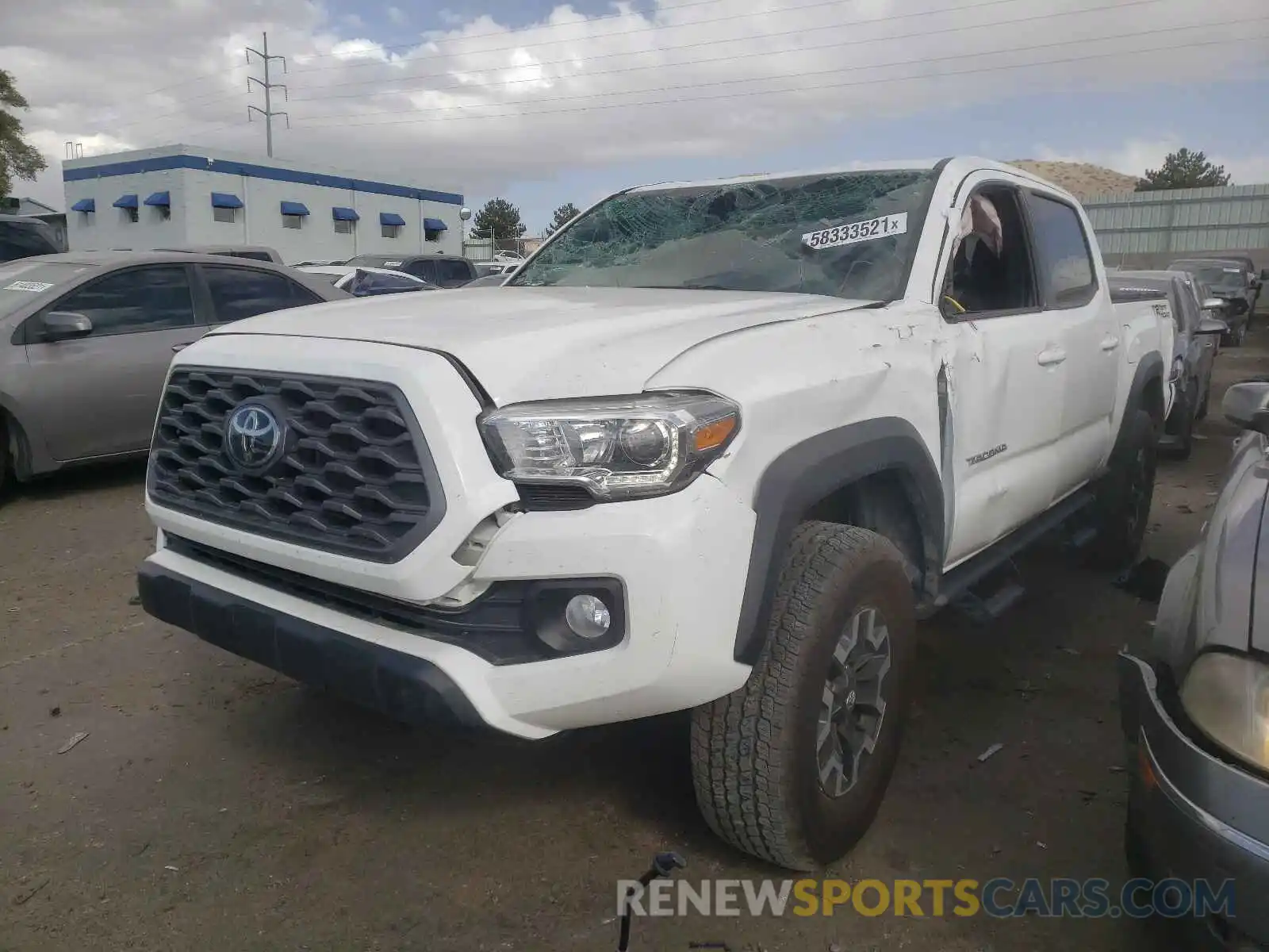 2 Photograph of a damaged car 3TMAZ5CN7LM138179 TOYOTA TACOMA 2020