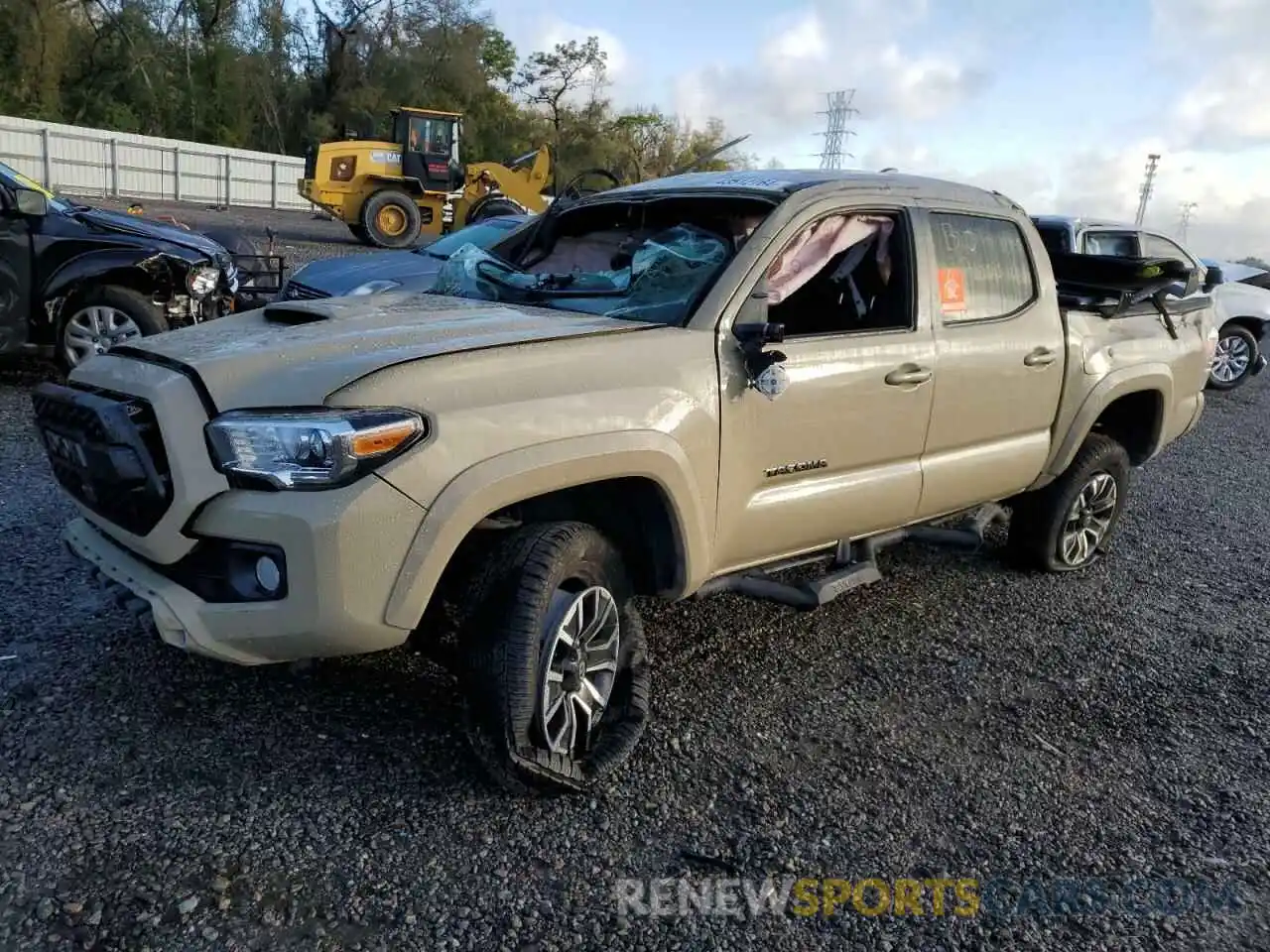 1 Photograph of a damaged car 3TMAZ5CN8LM117065 TOYOTA TACOMA 2020