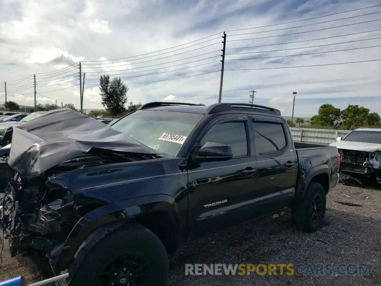 2 Photograph of a damaged car 3TMAZ5CN8LM119799 TOYOTA TACOMA 2020