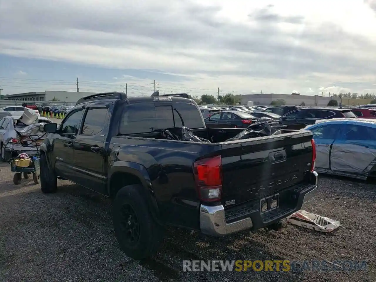 3 Photograph of a damaged car 3TMAZ5CN8LM119799 TOYOTA TACOMA 2020