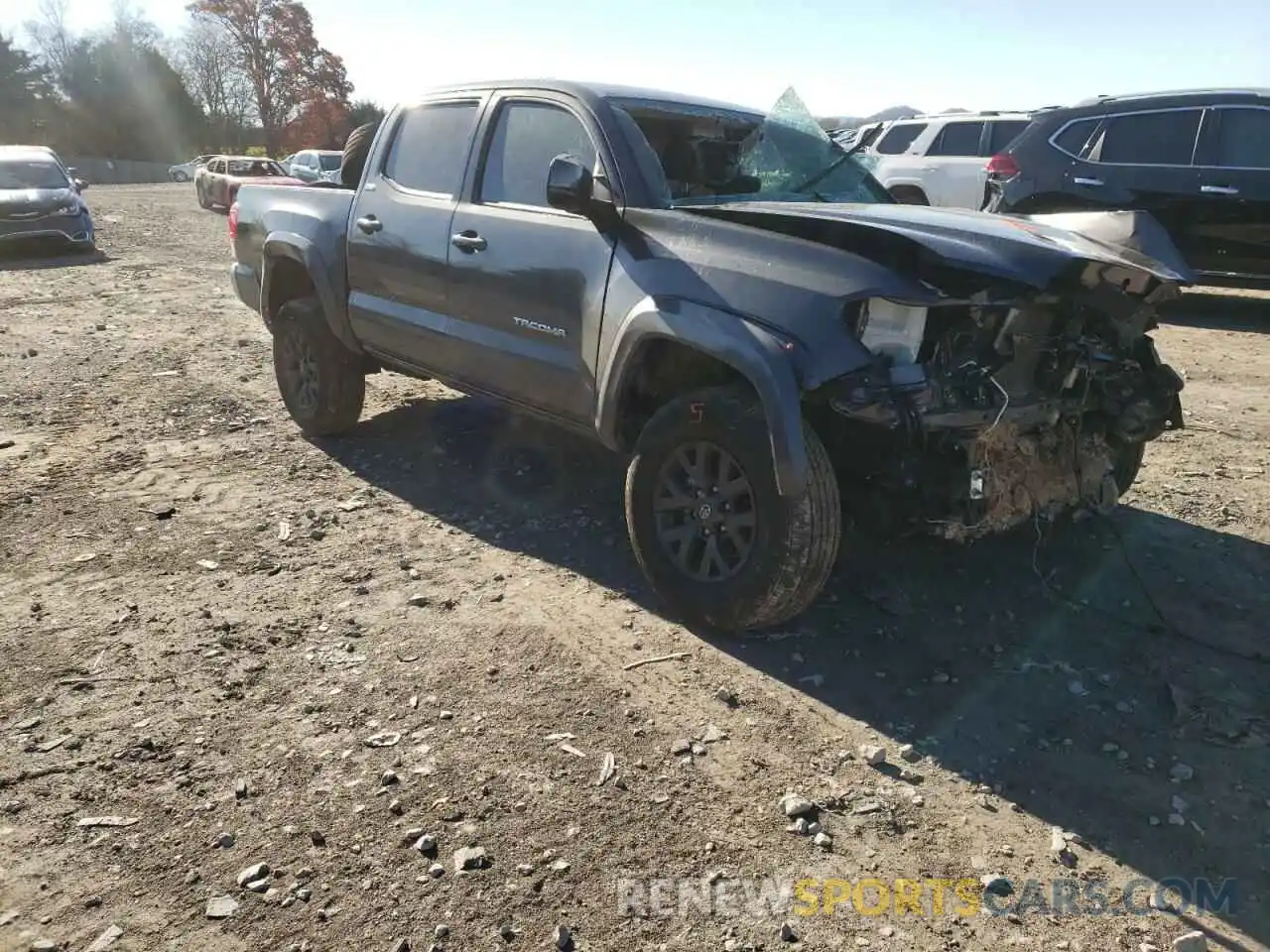 1 Photograph of a damaged car 3TMAZ5CN8LM120578 TOYOTA TACOMA 2020