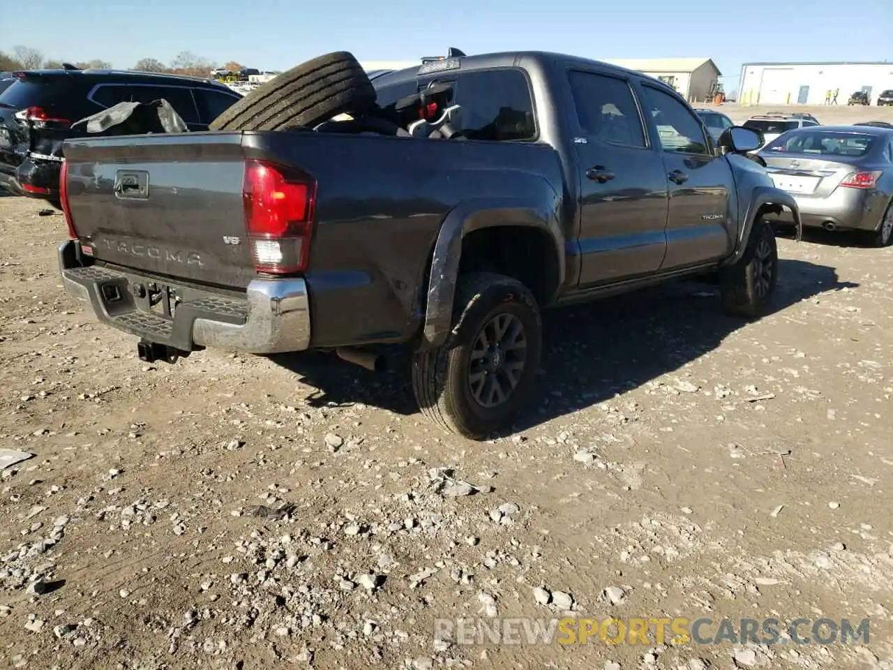 4 Photograph of a damaged car 3TMAZ5CN8LM120578 TOYOTA TACOMA 2020