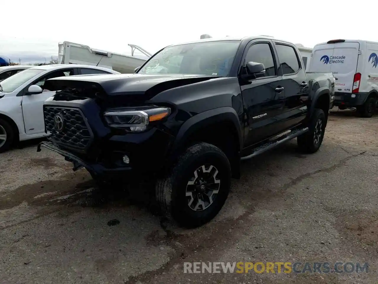 2 Photograph of a damaged car 3TMAZ5CN8LM125120 TOYOTA TACOMA 2020