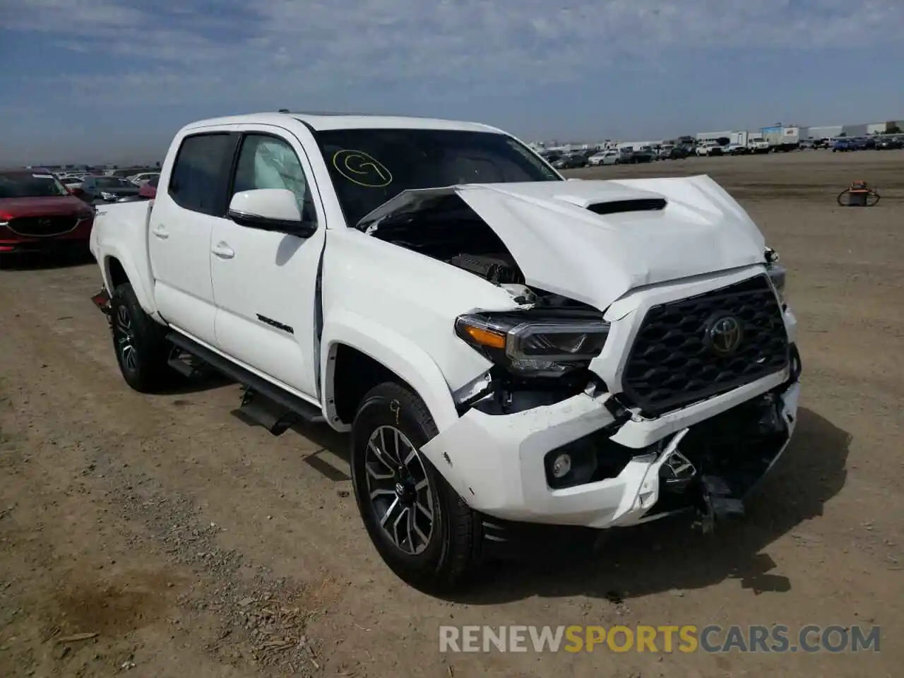 1 Photograph of a damaged car 3TMAZ5CN8LM125263 TOYOTA TACOMA 2020