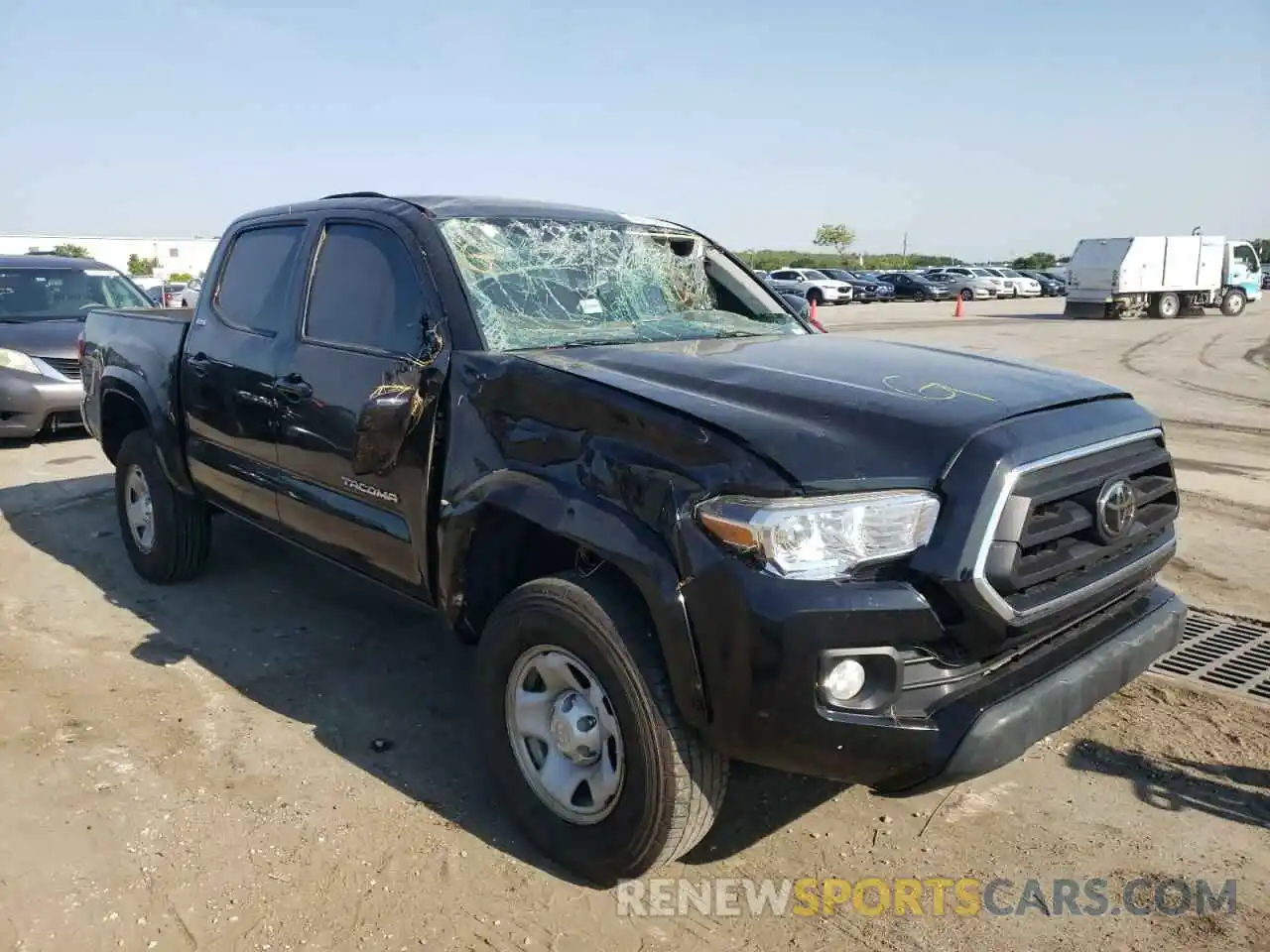 1 Photograph of a damaged car 3TMAZ5CN8LM133170 TOYOTA TACOMA 2020