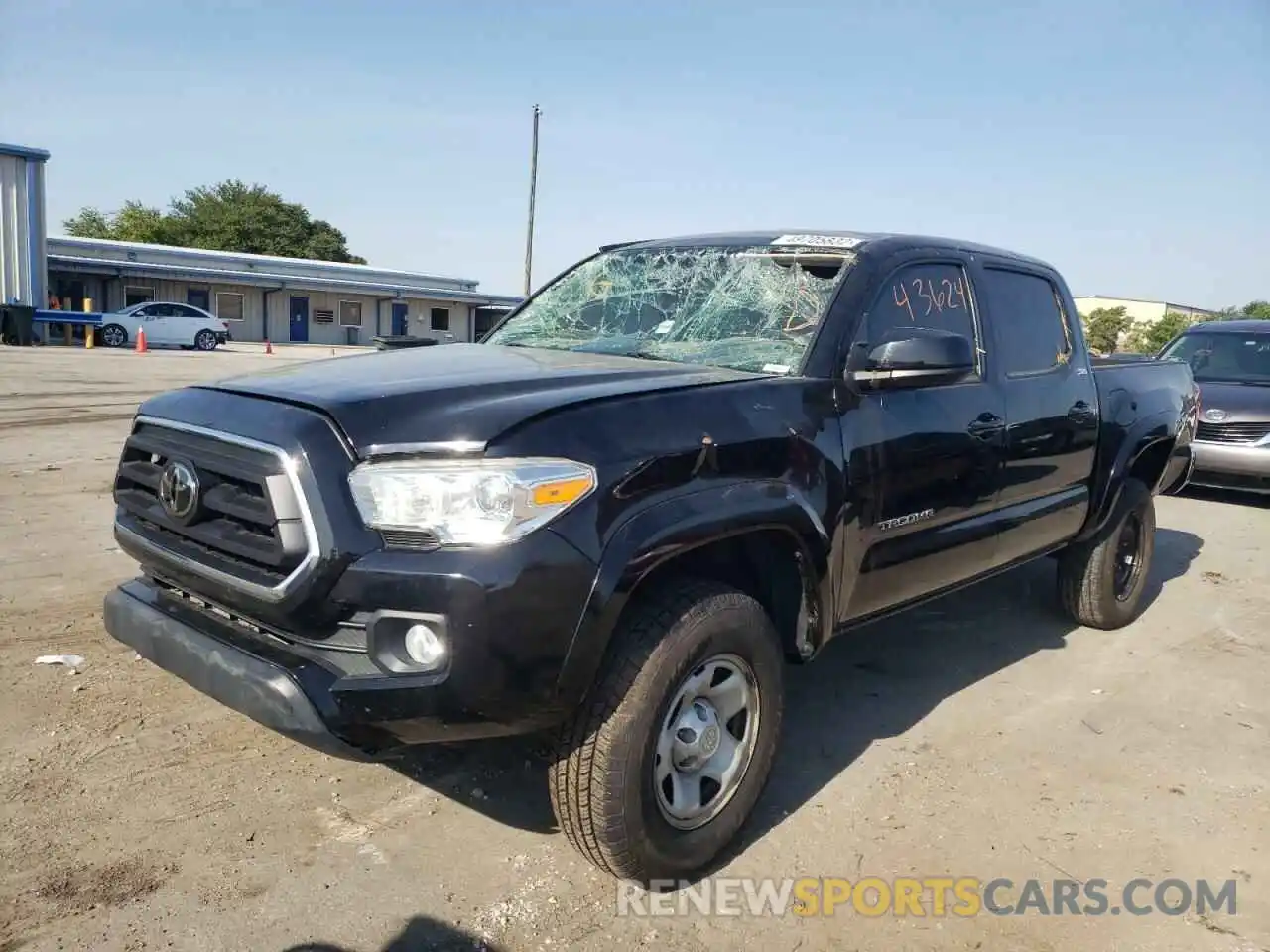 2 Photograph of a damaged car 3TMAZ5CN8LM133170 TOYOTA TACOMA 2020