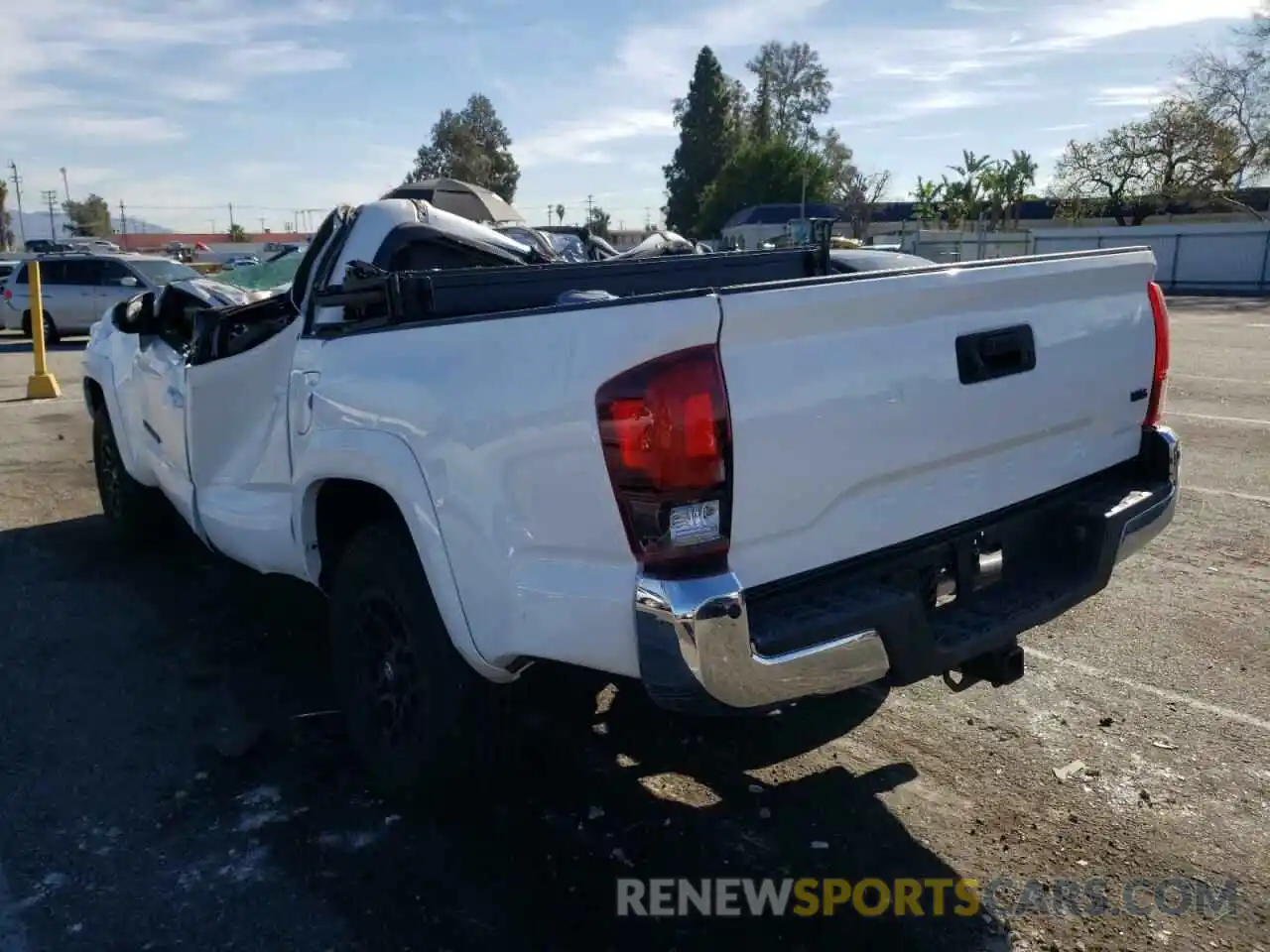 3 Photograph of a damaged car 3TMAZ5CN8LM133363 TOYOTA TACOMA 2020