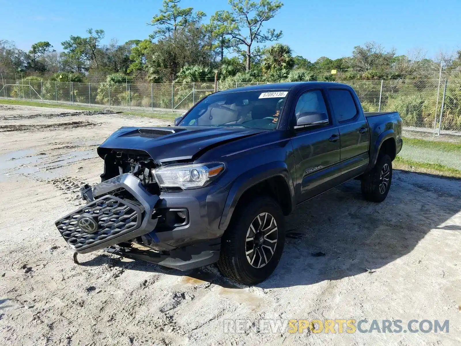 2 Photograph of a damaged car 3TMAZ5CN8LM138109 TOYOTA TACOMA 2020