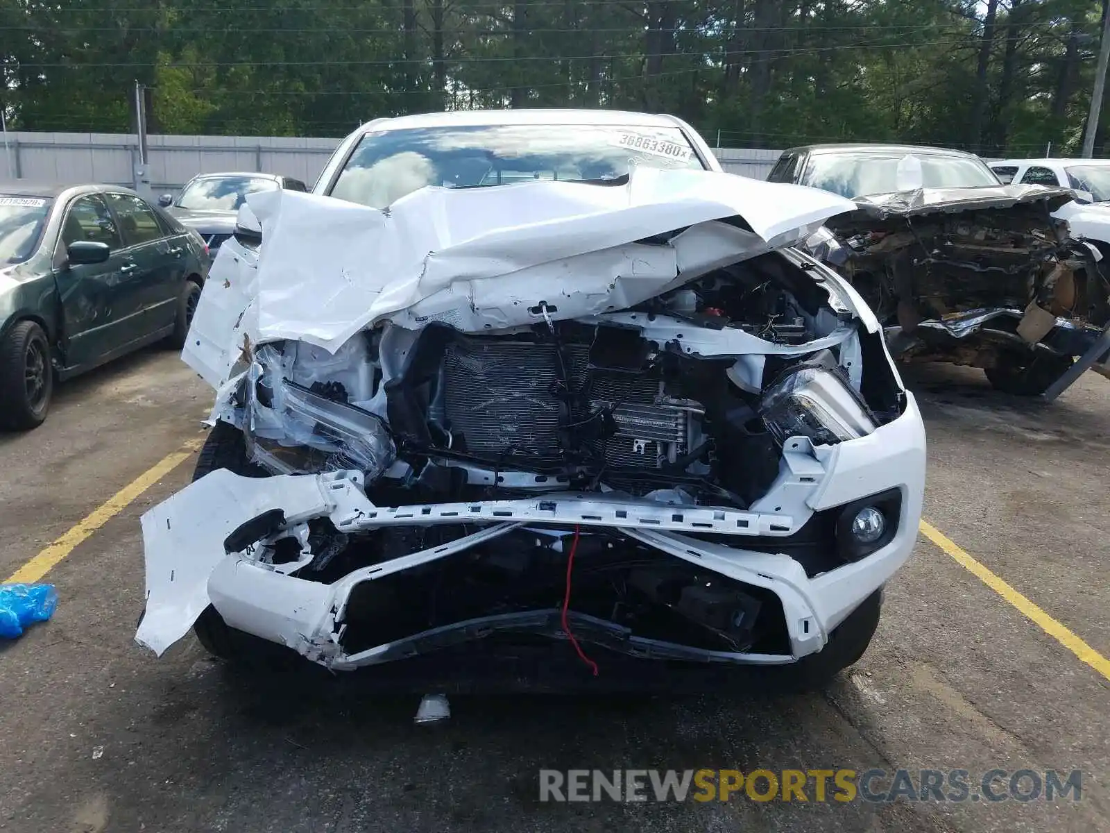 9 Photograph of a damaged car 3TMAZ5CN9LM115891 TOYOTA TACOMA 2020