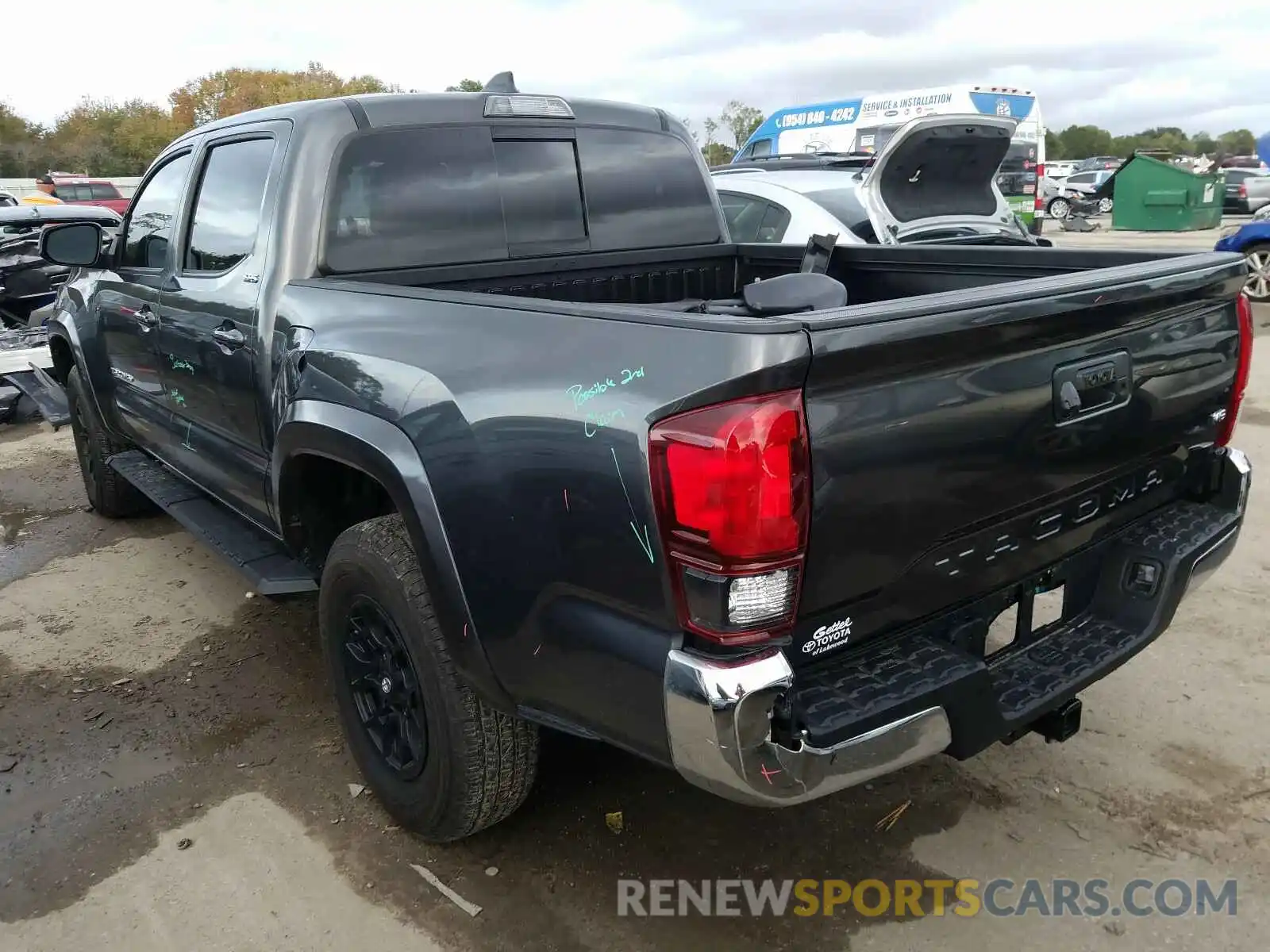 3 Photograph of a damaged car 3TMAZ5CN9LM121478 TOYOTA TACOMA 2020