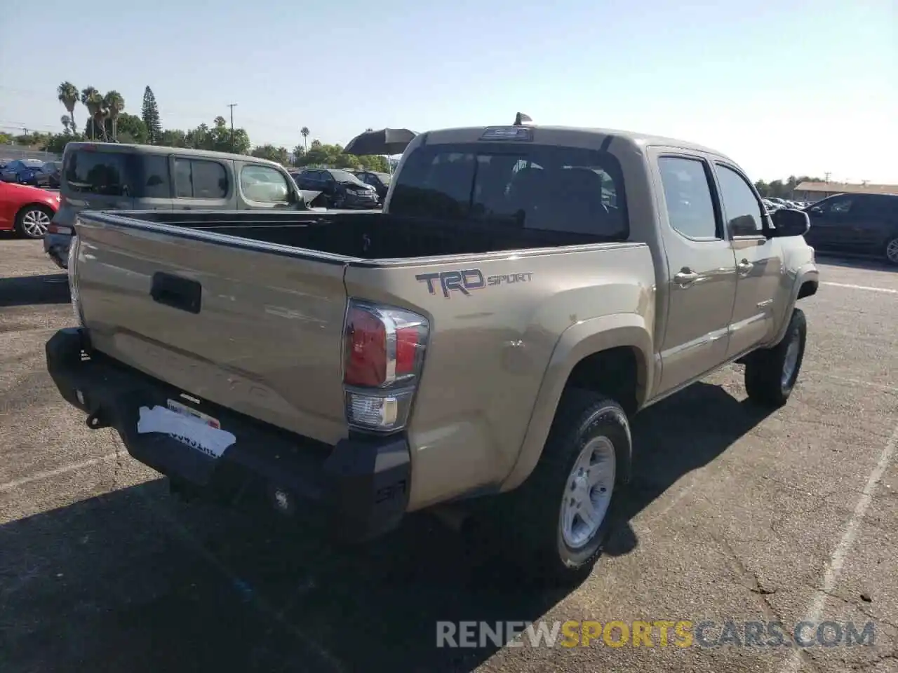 4 Photograph of a damaged car 3TMAZ5CN9LM126759 TOYOTA TACOMA 2020