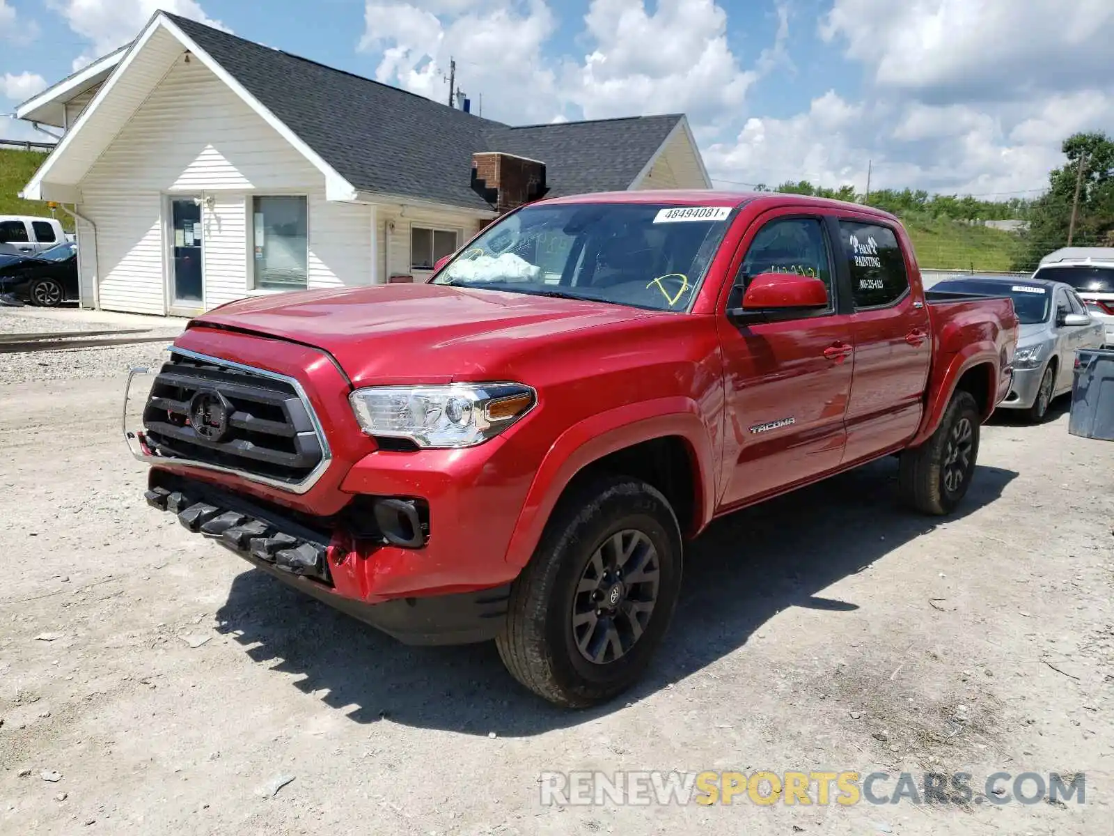 2 Photograph of a damaged car 3TMAZ5CN9LM127751 TOYOTA TACOMA 2020