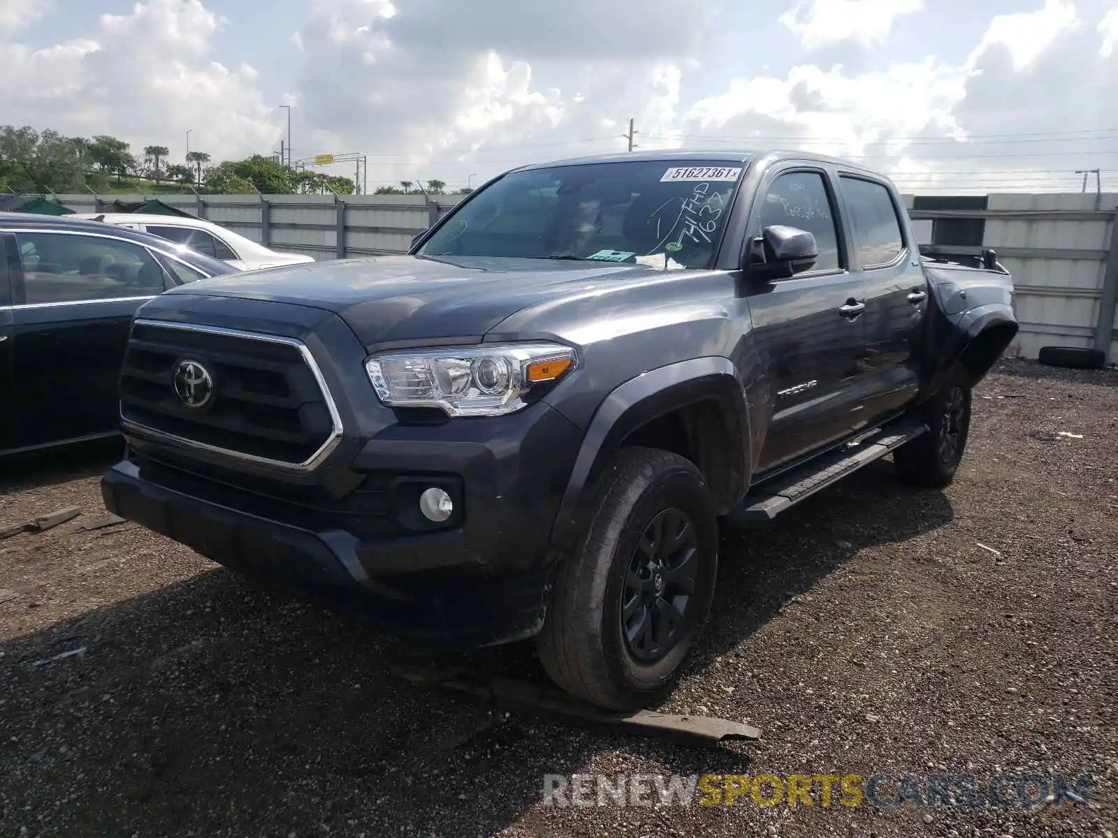 2 Photograph of a damaged car 3TMAZ5CN9LM131637 TOYOTA TACOMA 2020