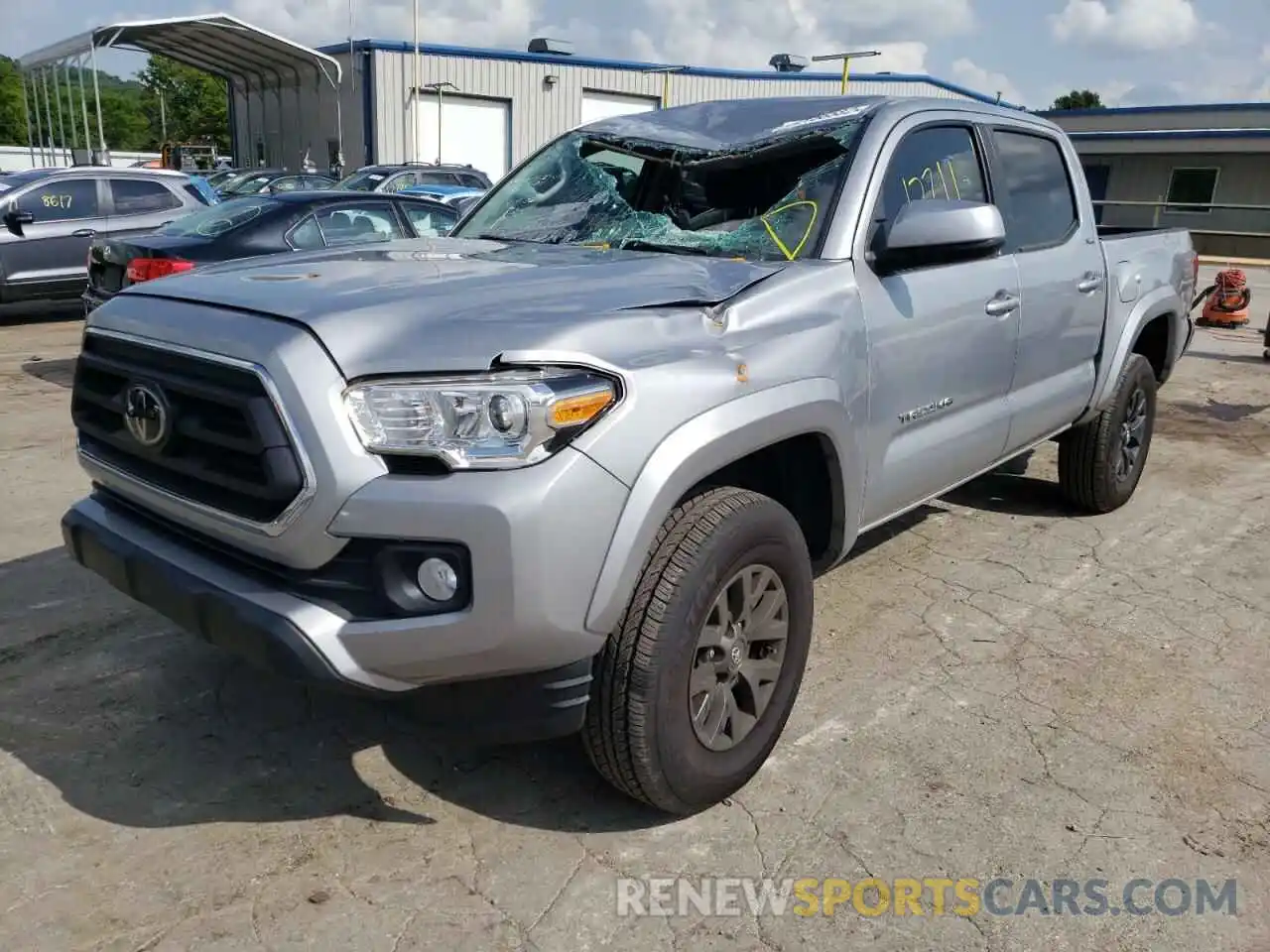 2 Photograph of a damaged car 3TMAZ5CN9LM133243 TOYOTA TACOMA 2020