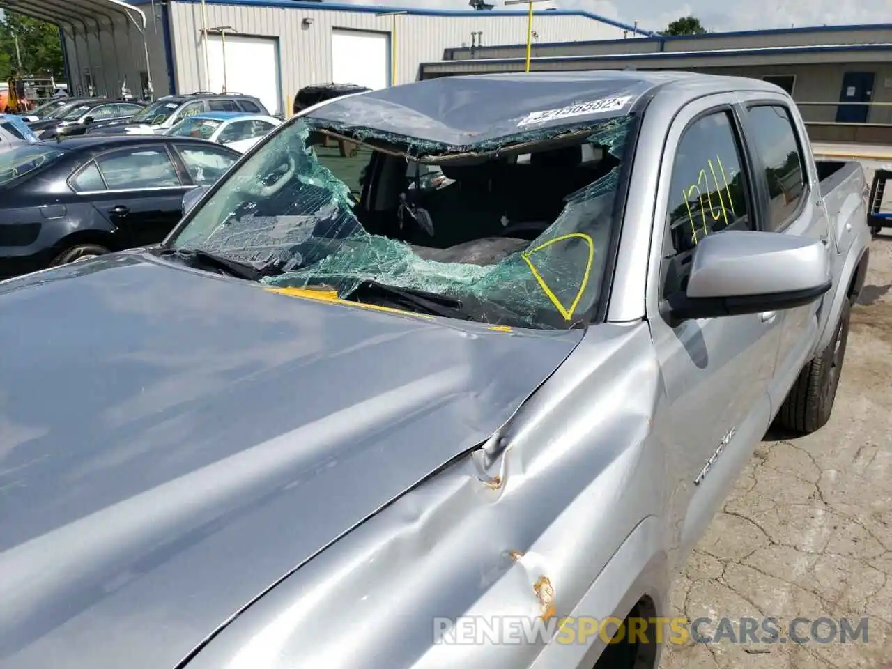 9 Photograph of a damaged car 3TMAZ5CN9LM133243 TOYOTA TACOMA 2020