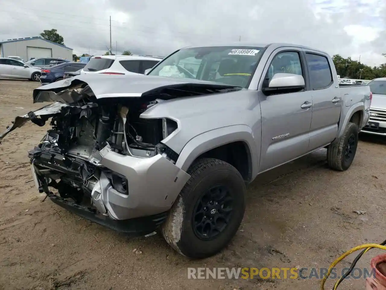 2 Photograph of a damaged car 3TMAZ5CN9LM135493 TOYOTA TACOMA 2020