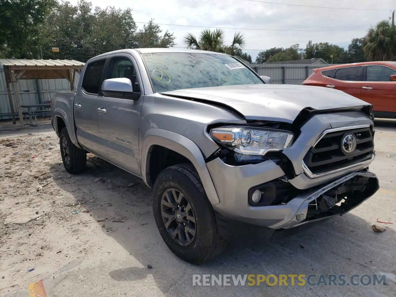 1 Photograph of a damaged car 3TMAZ5CN9LM135932 TOYOTA TACOMA 2020