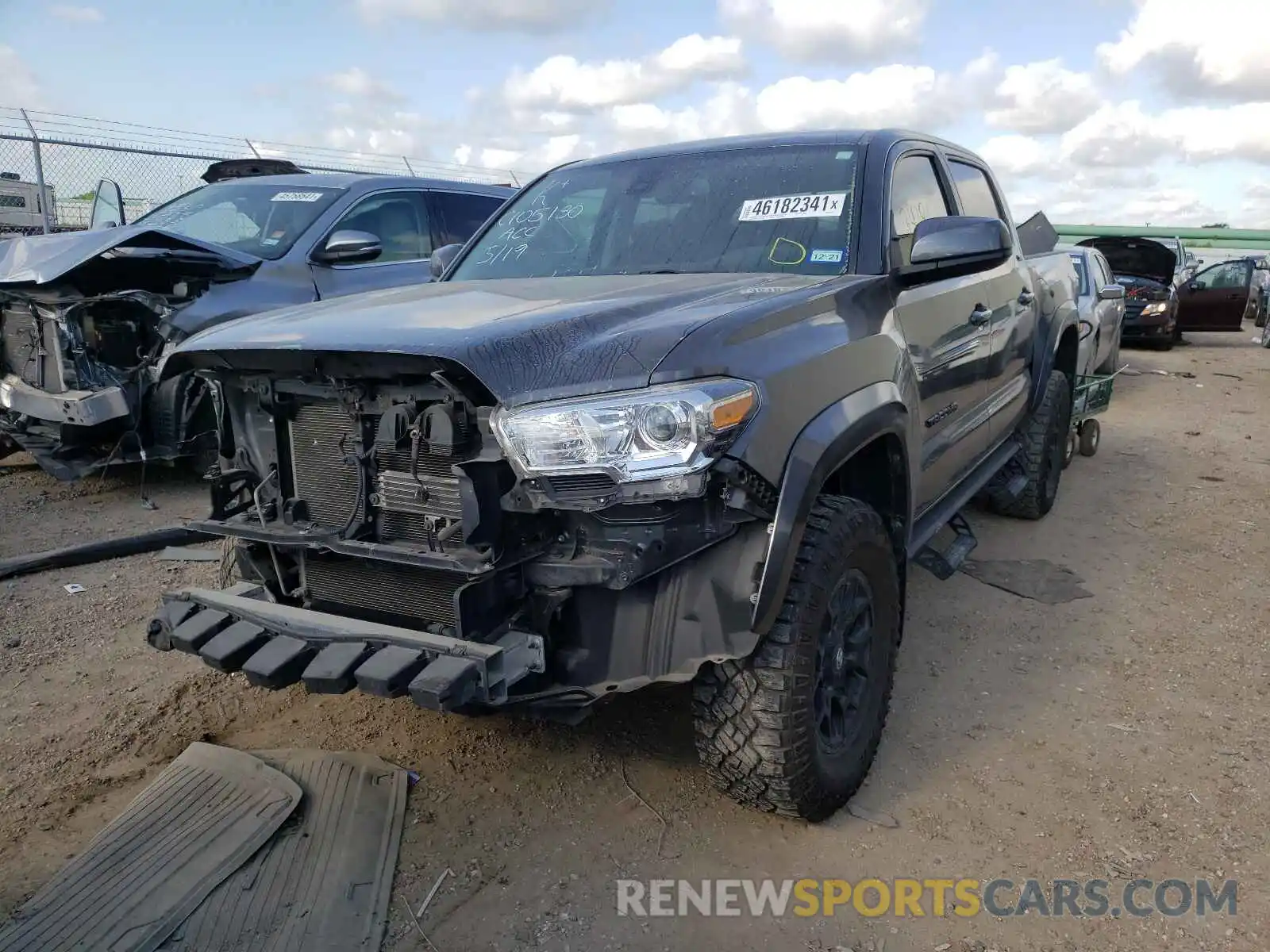 2 Photograph of a damaged car 3TMAZ5CNXLM119657 TOYOTA TACOMA 2020