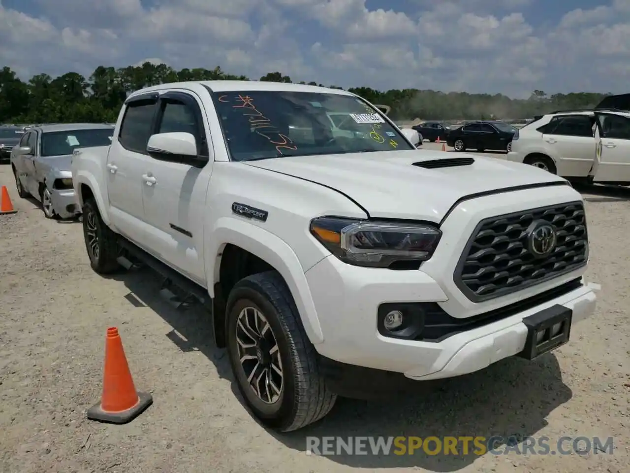 1 Photograph of a damaged car 3TMAZ5CNXLM119948 TOYOTA TACOMA 2020