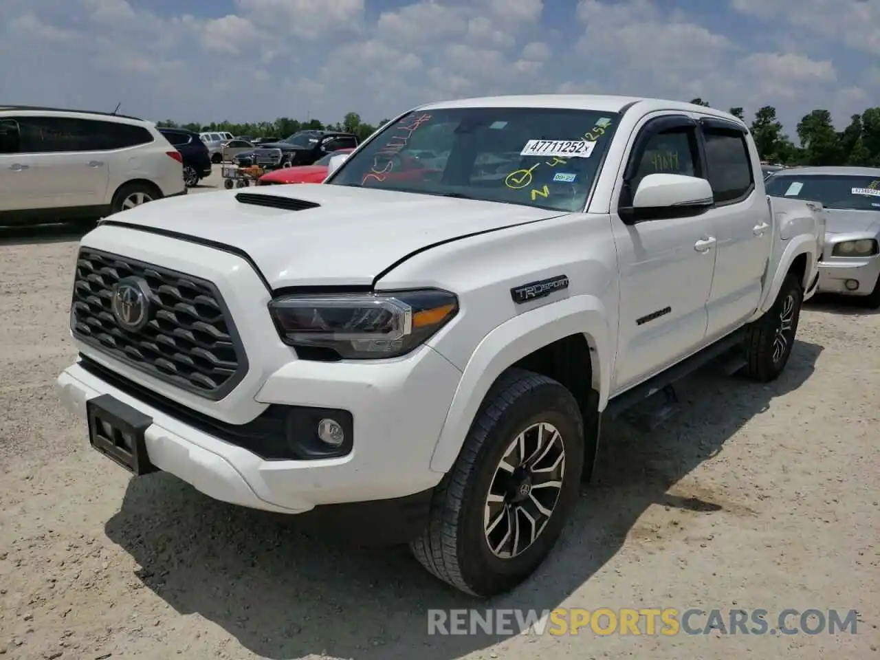 2 Photograph of a damaged car 3TMAZ5CNXLM119948 TOYOTA TACOMA 2020