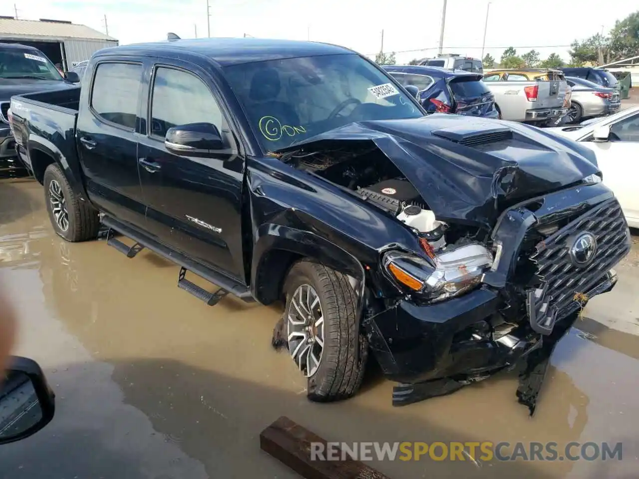 1 Photograph of a damaged car 3TMAZ5CNXLM121781 TOYOTA TACOMA 2020