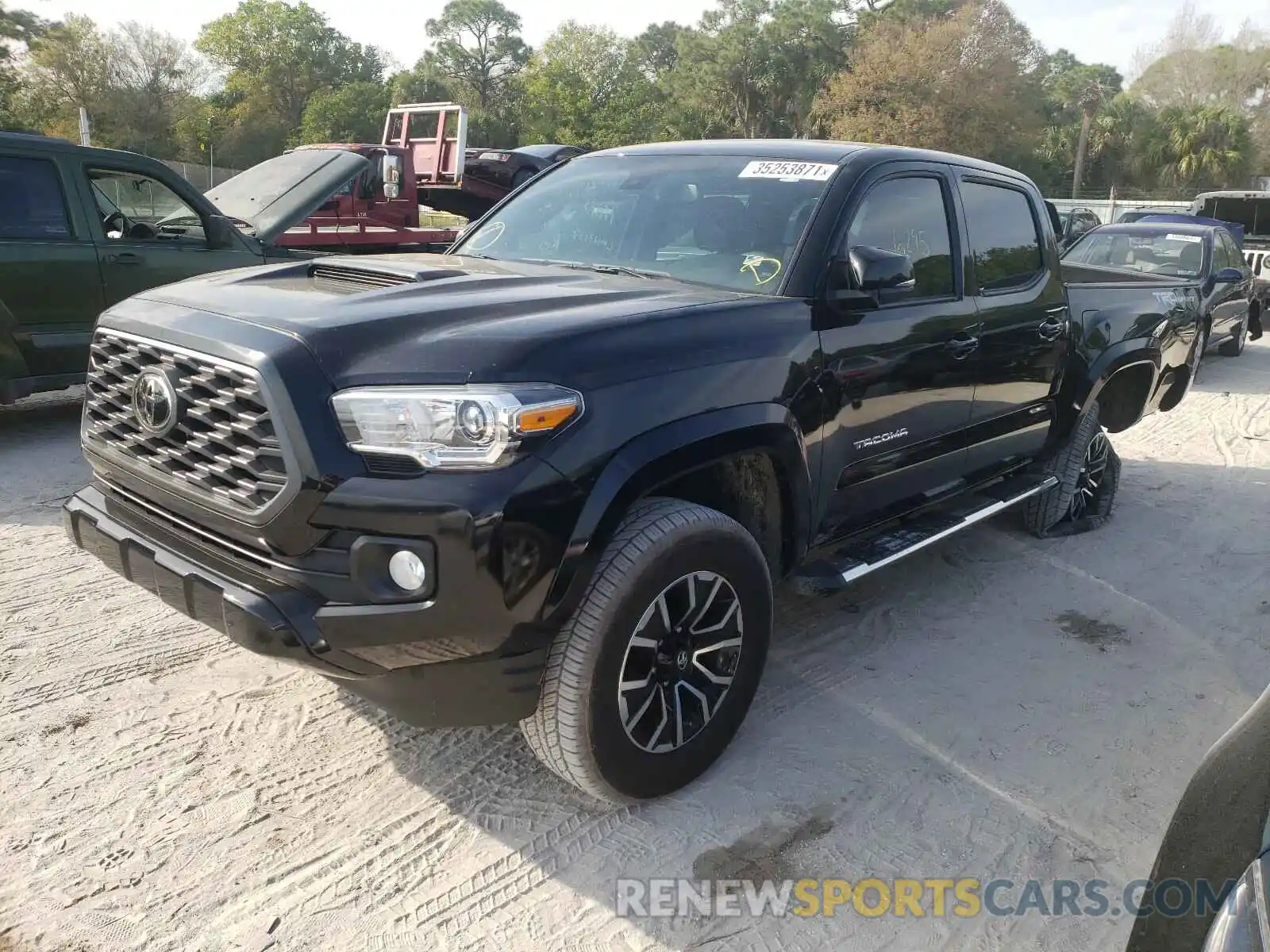 2 Photograph of a damaged car 3TMAZ5CNXLM123353 TOYOTA TACOMA 2020