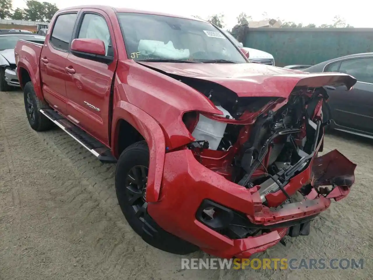 1 Photograph of a damaged car 3TMAZ5CNXLM124826 TOYOTA TACOMA 2020