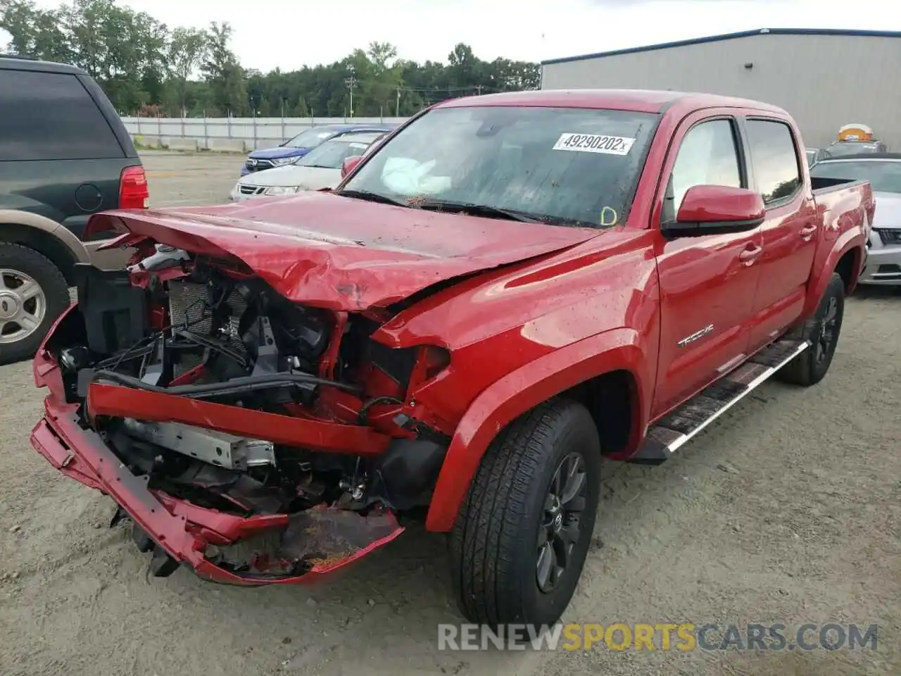 2 Photograph of a damaged car 3TMAZ5CNXLM124826 TOYOTA TACOMA 2020