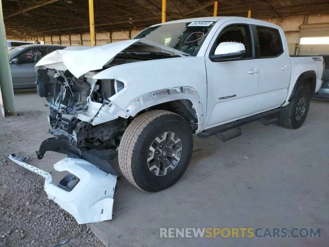 2 Photograph of a damaged car 3TMAZ5CNXLM127094 TOYOTA TACOMA 2020