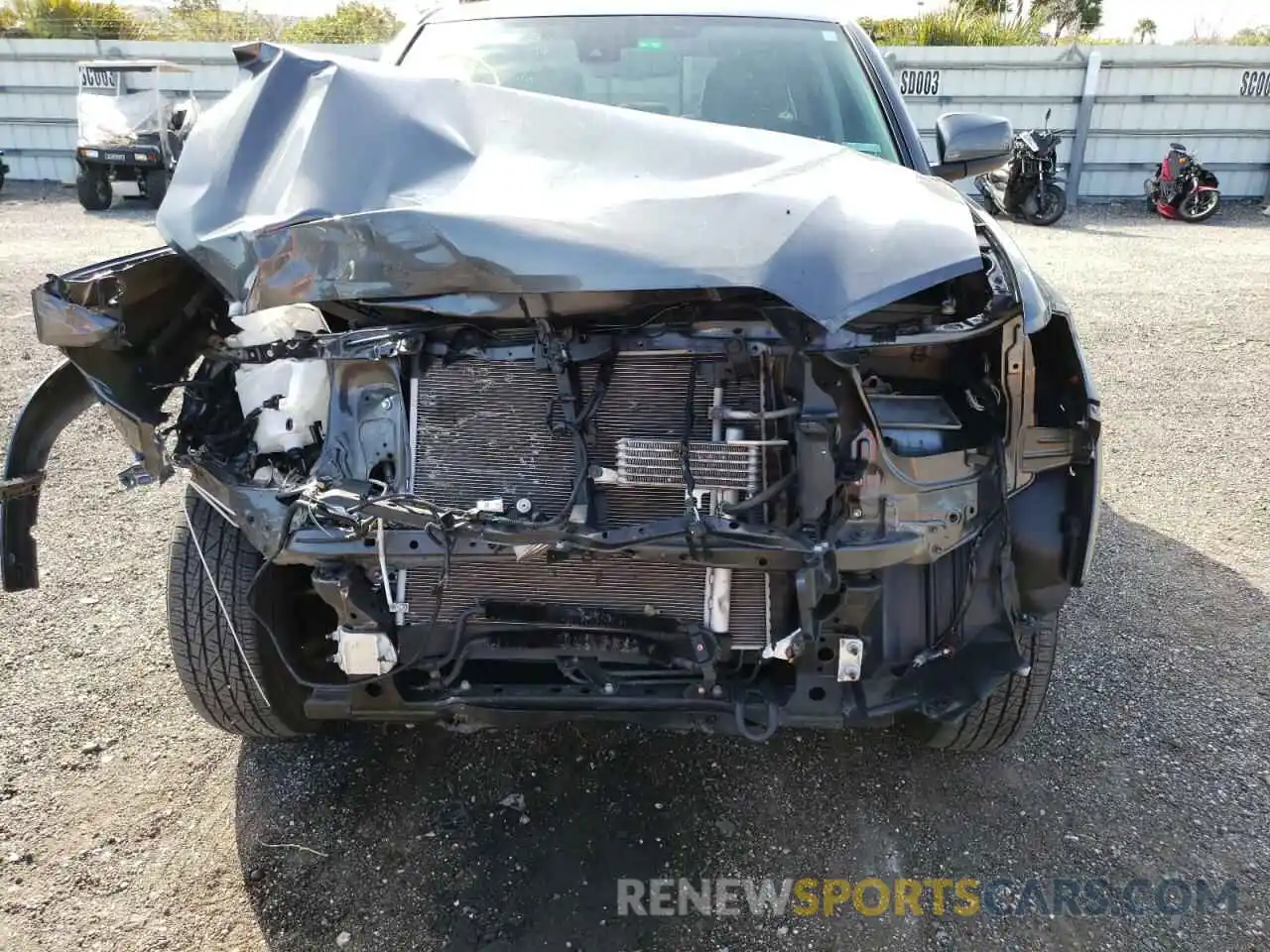 9 Photograph of a damaged car 3TMAZ5CNXLM130156 TOYOTA TACOMA 2020