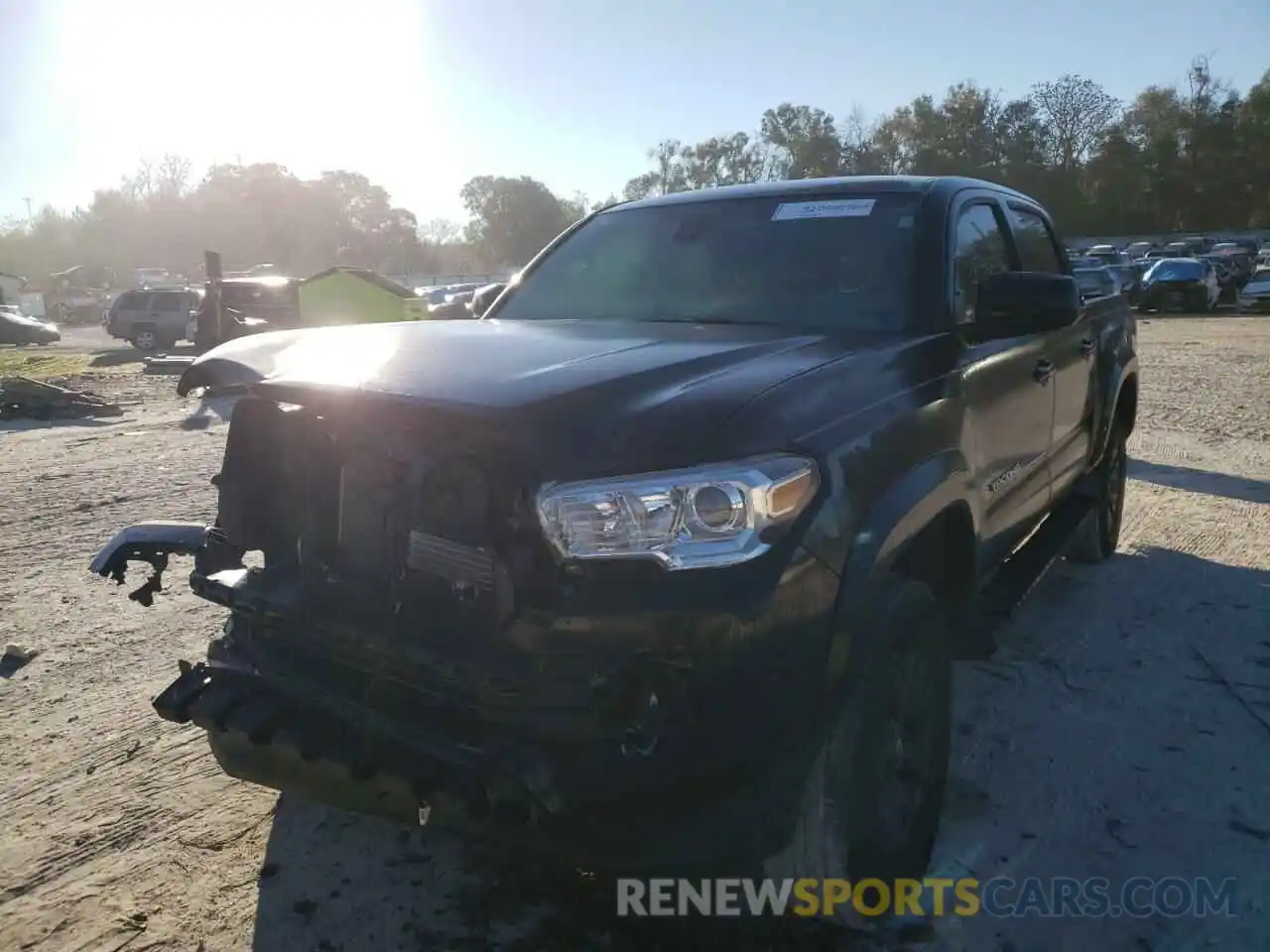 2 Photograph of a damaged car 3TMAZ5CNXLM131887 TOYOTA TACOMA 2020