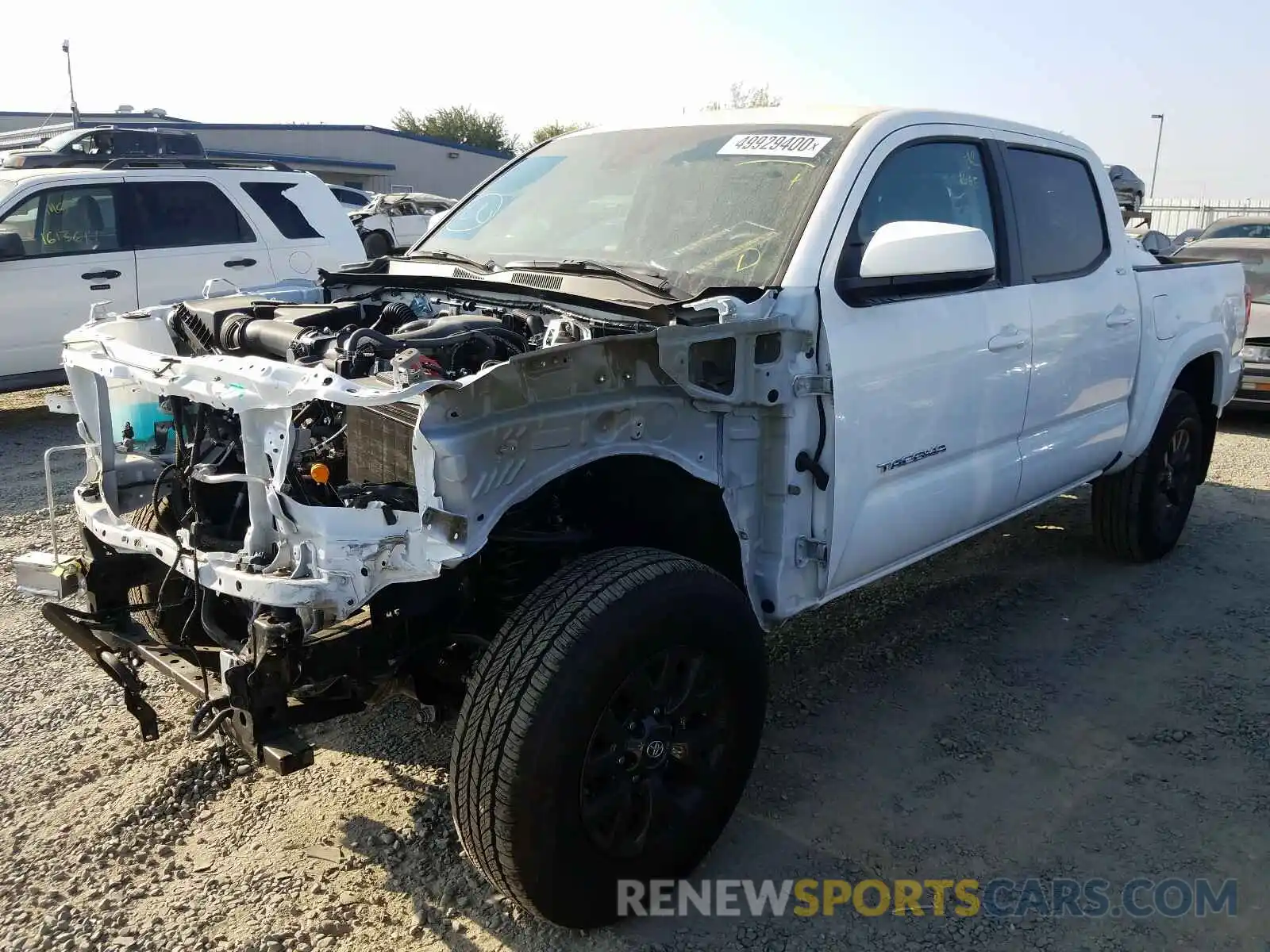 2 Photograph of a damaged car 3TMAZ5CNXLM133249 TOYOTA TACOMA 2020