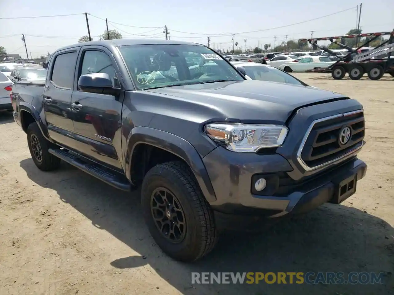 1 Photograph of a damaged car 3TMAZ5CNXLM134885 TOYOTA TACOMA 2020