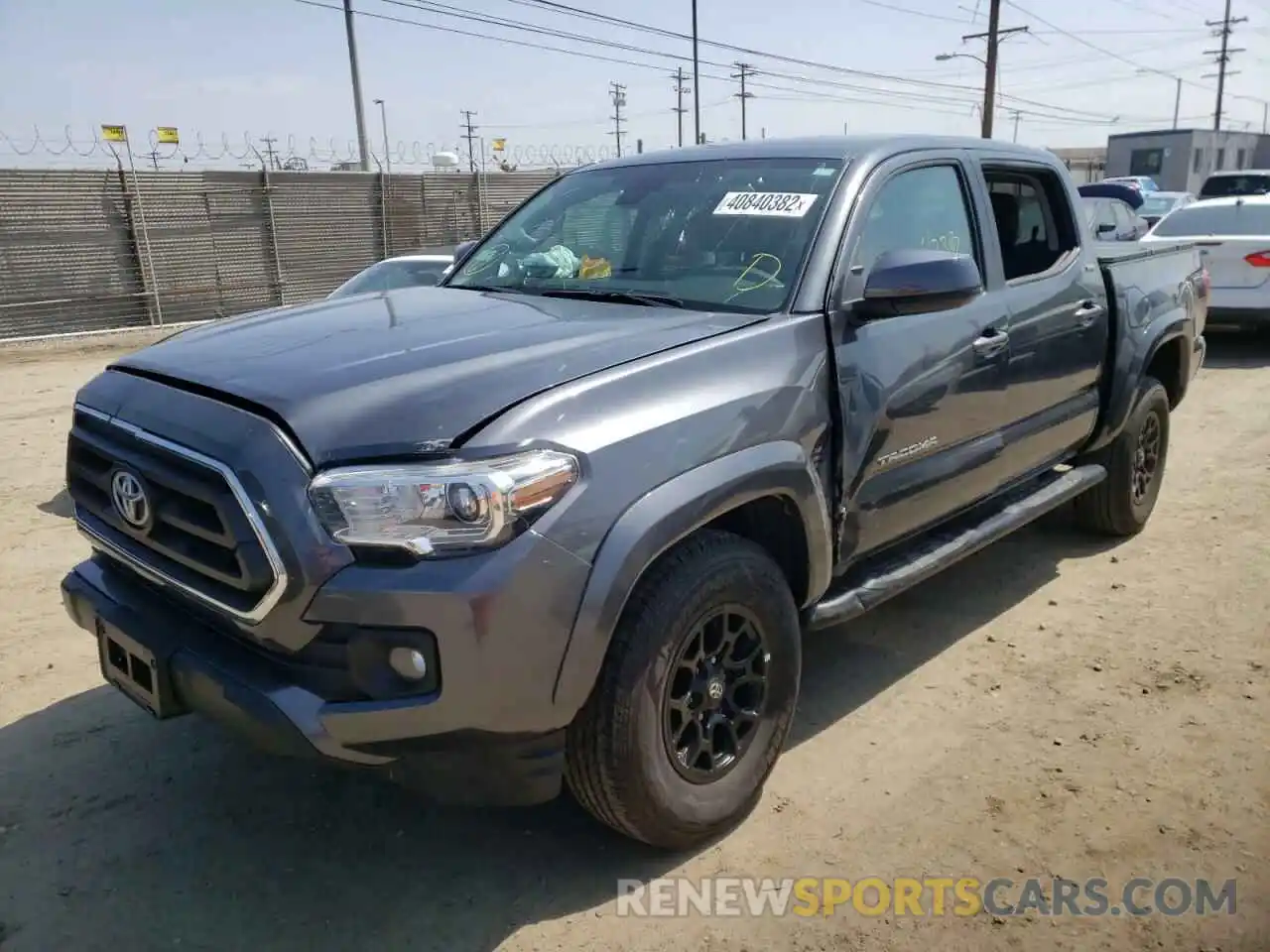 2 Photograph of a damaged car 3TMAZ5CNXLM134885 TOYOTA TACOMA 2020