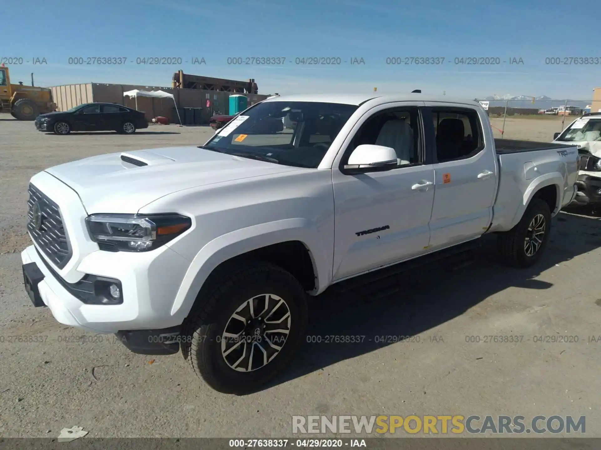 2 Photograph of a damaged car 3TMBZ5DN0LM023622 TOYOTA TACOMA 2020