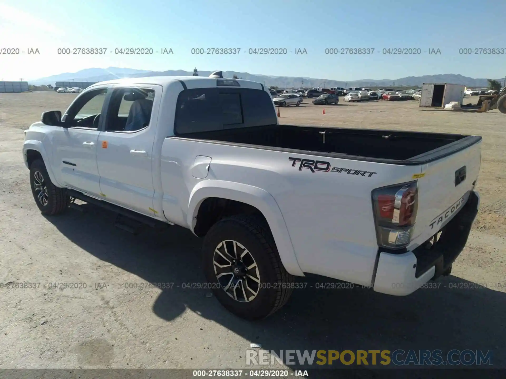 3 Photograph of a damaged car 3TMBZ5DN0LM023622 TOYOTA TACOMA 2020